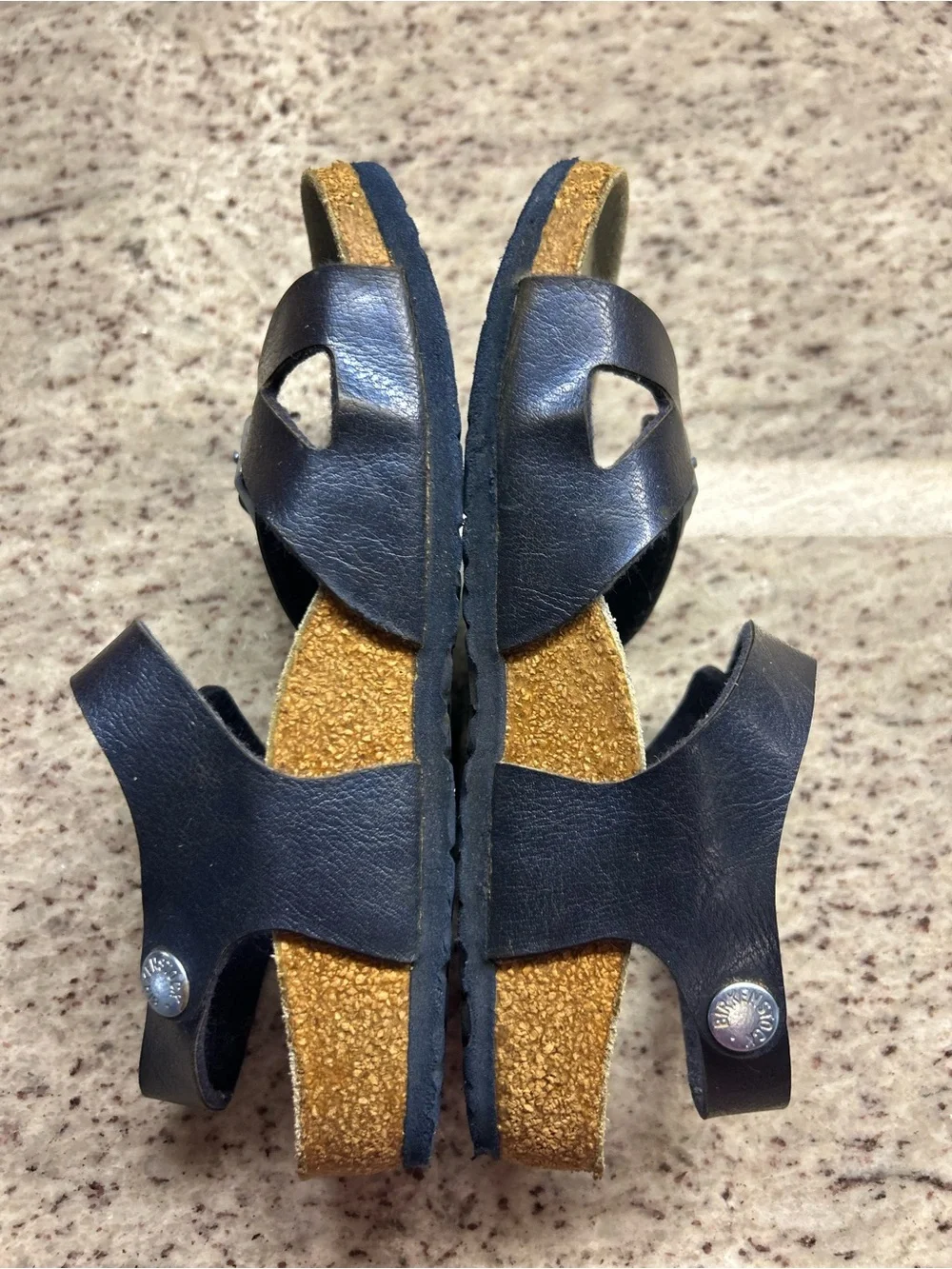 Birkenstock Kids Navy Blue Buckle Sandals size 13(31)